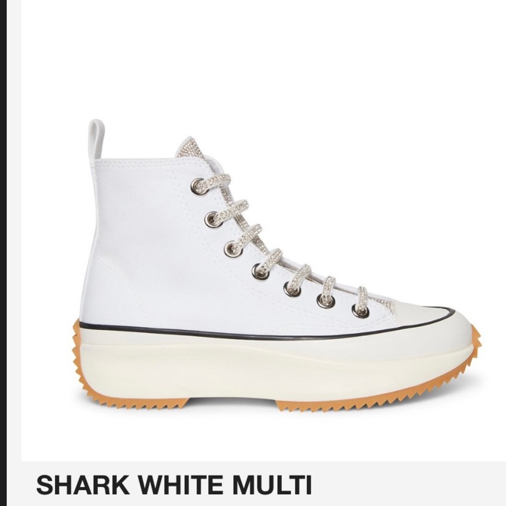 Size 8 Steve Madden high tops never worn.